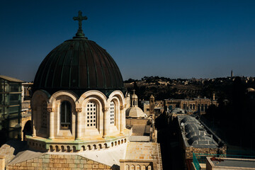Obraz premium Ecce homo convent, city of Jerusalem Israel.