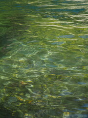 Textura de agua, fondo de lago cristalino | Cristaline lake Water texture 