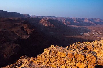 Obraz premium Ancient mountain, Masada Israel.