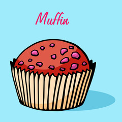 Cupcake collection with different flavors