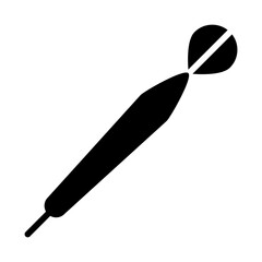 dart icon image, silhouette style