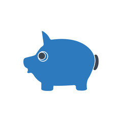 Piggy bank icon ( vector illustration )