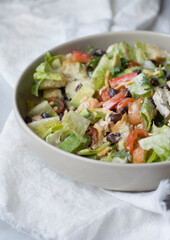 Salad with vegetables and beans