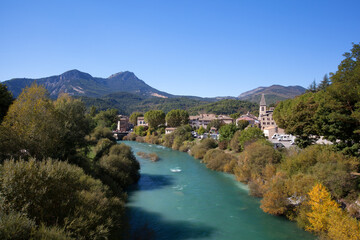 Obraz na płótnie Canvas River Verdon in Castellane, Haute – Provence, France
