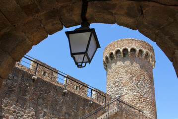 Castle Vila Vella in Tossa de Mar, Spain