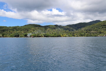 Fototapeta na wymiar Lagon de Taha'a, Polynésie française