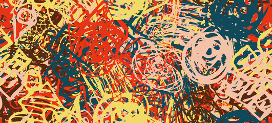 Multicolored grunge background. Seamless abstract texture