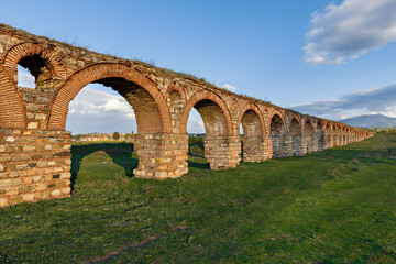 Roman aqueduct near Skopje, Macedonia