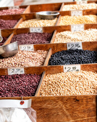 Pulses in Wooden Bins