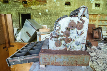 Jupiter Factory in Pripyat, Chernobyl exclusion Zone. Chernobyl Nuclear Power Plant Zone of...