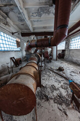 Jupiter Factory in Pripyat, Chernobyl exclusion Zone. Chernobyl Nuclear Power Plant Zone of...