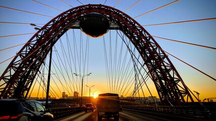 Bridge at sunset