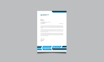 Business Letterhead, Corporate Letterhead Template, Corporate Letterhead Design
