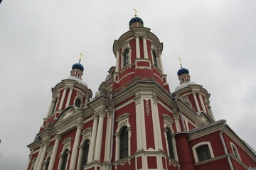 Fototapeta na wymiar Russia, Moscow, Zamoskvorechye, Klement Church, July 2020 (18)