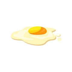 Liquid white egg illustration