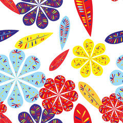 Floral seamless pattern.