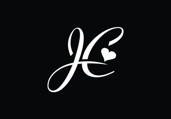 J C Initial Letter Logo design, Graphic Alphabet Symbol for Corporate Business Identity