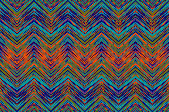 Colorful Abstract Chevron Background