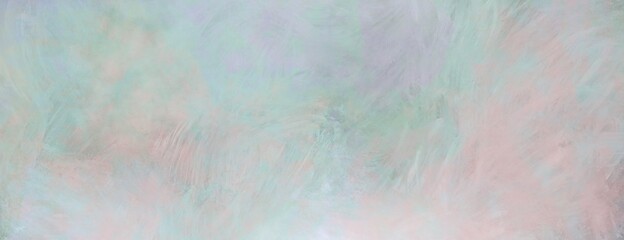 Panorama wide hand painted grundge soft focus Abstract background blurred textural beautiful painterly effect