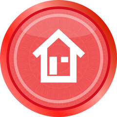 Fototapeta premium house button, signs, icons. Trendy flat style sign isolated on white background