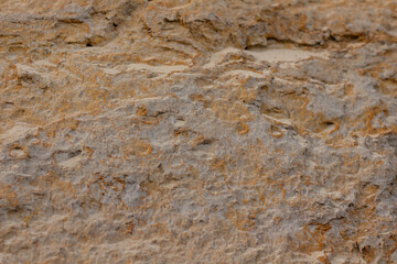 Brown stone texture with sandy inclusions