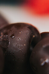 frambuesa con chocolate