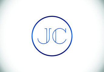 J C Initial Letter Logo design, Graphic Alphabet Symbol for Corporate Business Identity