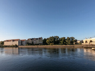 Obraz premium river regensburg