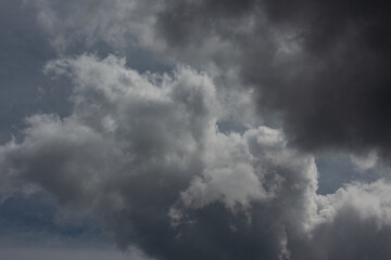 Obraz premium The sky with dark clouds