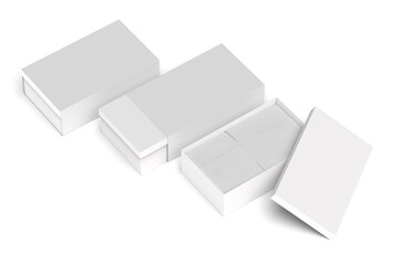 Product Package Box Mockup Schuber Pack 3d Render