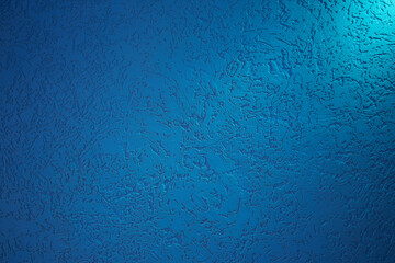 Light blue light in the corner of a blue structural background