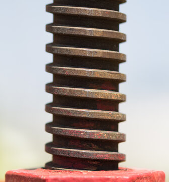 Closeup Of A Jackscrew