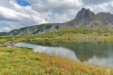 The Twin lake at The Seven Rila Lakes, Rila Mountain, Bulgaria