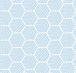 Multi hexagonal line seamless repeat pattern background