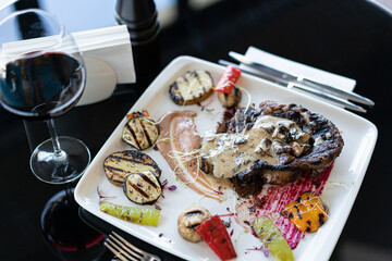 special meal at lovely restaurant