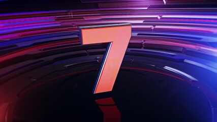 Countdown Top Ten Numbers Animation , Rendering, Background, Helpful to review the top ten videos. Real time. It can be edited easily. Ideal for movie awards or celebrity star listings.