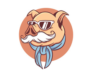 Pig Icon Symbol Logo