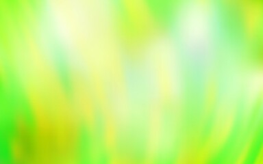 Obraz premium Light Green, Yellow vector abstract blurred layout. A completely new colored illustration in blur style. Background for a cell phone.