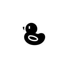 Duck toy icon symbol vector