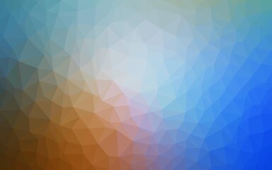 Obraz premium Light Blue, Yellow vector polygonal background. Creative geometric illustration in Origami style with gradient. Textured pattern for your backgrounds.