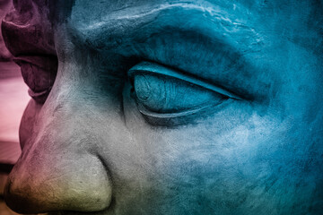 Fototapeta premium close up of a man face