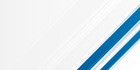 Modern blue white background with abstract graphic elements for presentation background design.