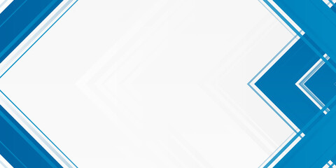 Abstract geometric blue white background