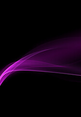 Abstract background waves. Black and purple abstract background for wallpaper or business card