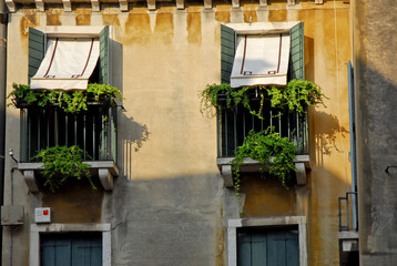 Venice windows, Italy
