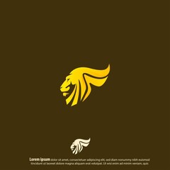 Lion Logo Vector Design