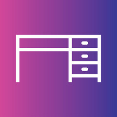 Desk icon for web and mobile