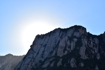 Fototapeta na wymiar Montserrat Mountain in Catalonia, Spain