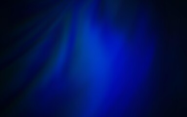 Dark BLUE vector blurred bright template. Colorful illustration in abstract style with gradient. Smart design for your work.