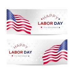 Happy Labor Day Banner Design